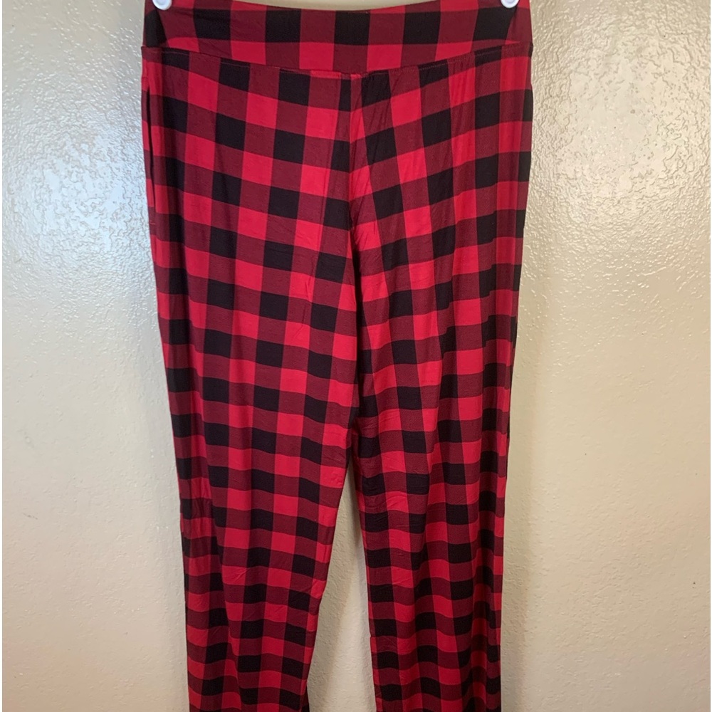 SOMA Cool Nights Plaid Knit Loungewear Casual Pajama Pants Size S - Picture 4 of 10